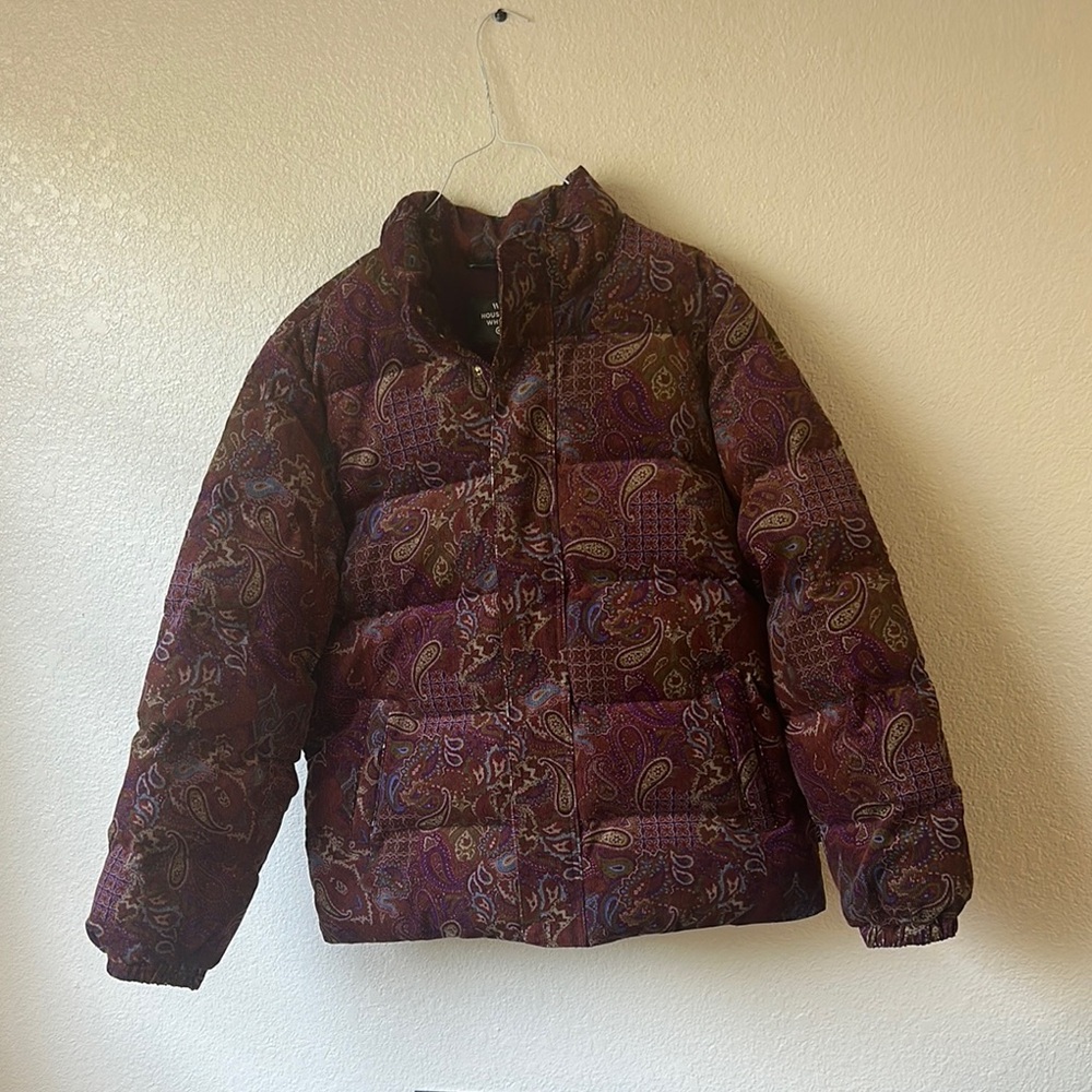 Paisley Puffer Jacket
